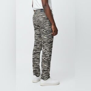 Denim tears  Zebra Print leather Pants